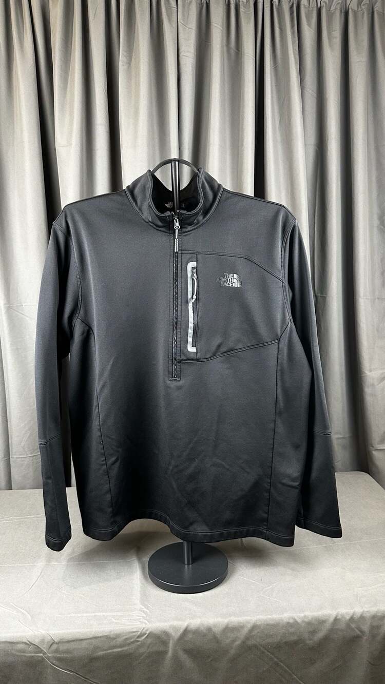 The North Face Canyonlands 1/2 Zip Fleece Size XL Black
